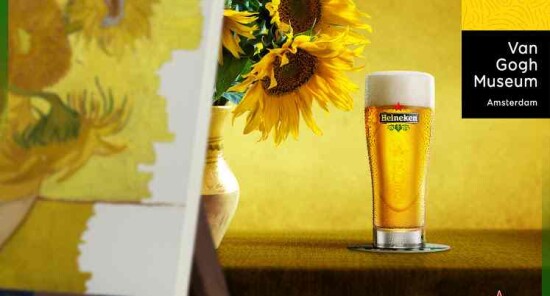 Quando la birra diventa opera d’arte…Heineken è il nuovo sponsor del Van Gogh Museum