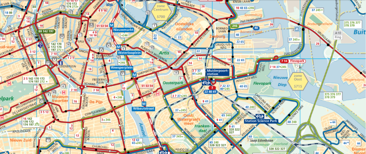 Viaja gratis con el transporte público de Ámsterdam