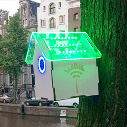 Tree Wi-Fi, la casetta che emette connessione gratuita quando l'aria è pulita