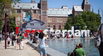 Scritta i amsterdam dChris