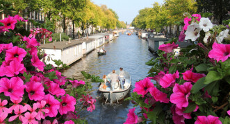 Canale di Amsterdam scorcio