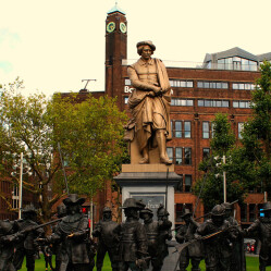 Piazza Rembrandt, una delle zone più affascinanti e frequentate di Amsterdam