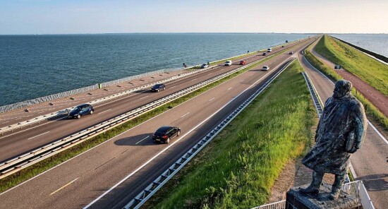 Diga Afsluitdijk: La grande opera a Nord di Amsterdam