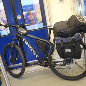 Amsterdam bicicletta nel treno