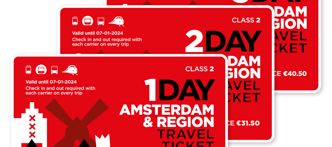 Prenota la Amsterdam & Region Travel Ticket per viaggiare nei dintorni di Amsterdam