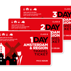 Amsterdam & Region Travel Ticket - Pass trasporti per Amsterdam e la Regione
