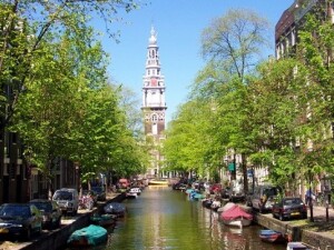 zuidekerk vista canale