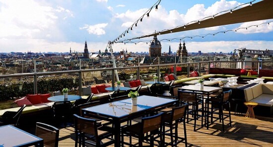Sui tetti di Amsterdam: I migliori locali con terrazza panoramica