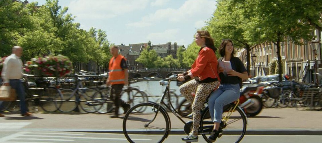 Tour guidato di Amsterdam in bicicletta con una guida italiana