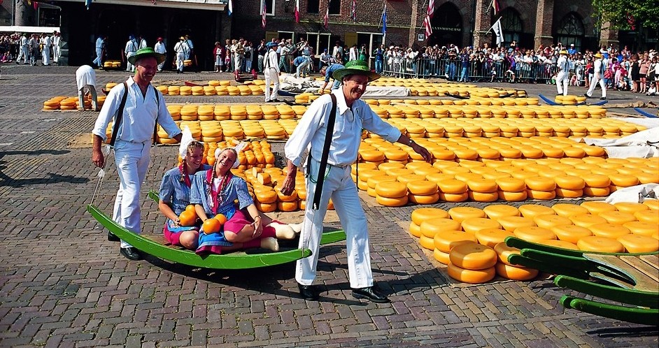Alkmaar mercato formaggio